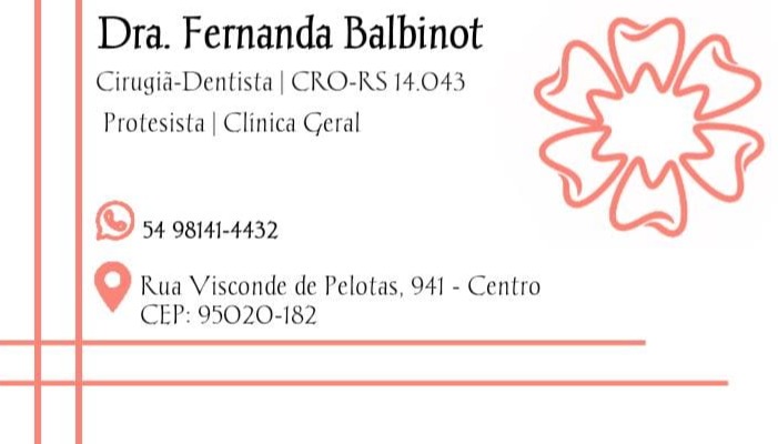 Fernanda Balbinot - Dentista