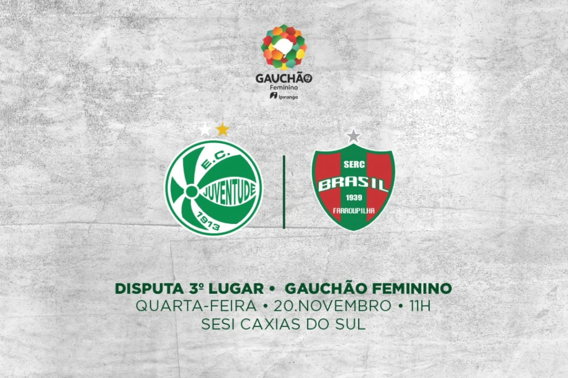 Serviço de Jogo: Campeonato Gaúcho Feminino: Juventude x Brasil de Farroupilha