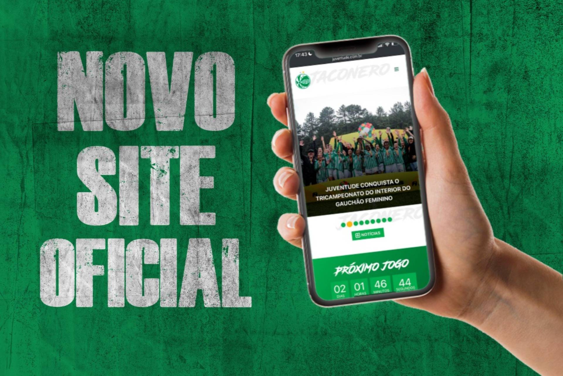Com visual moderno e mais interatividade, Juventude lança novo site oficial