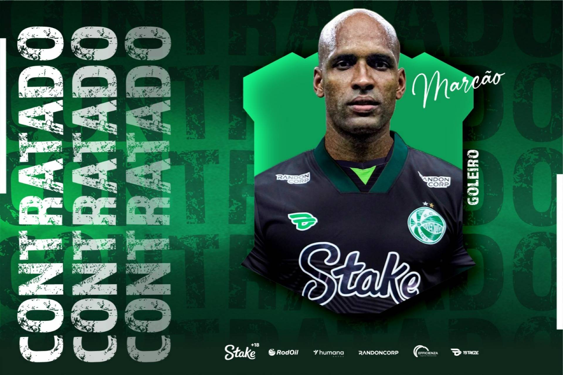 Juventude confirma a contratação do goleiro Marcão