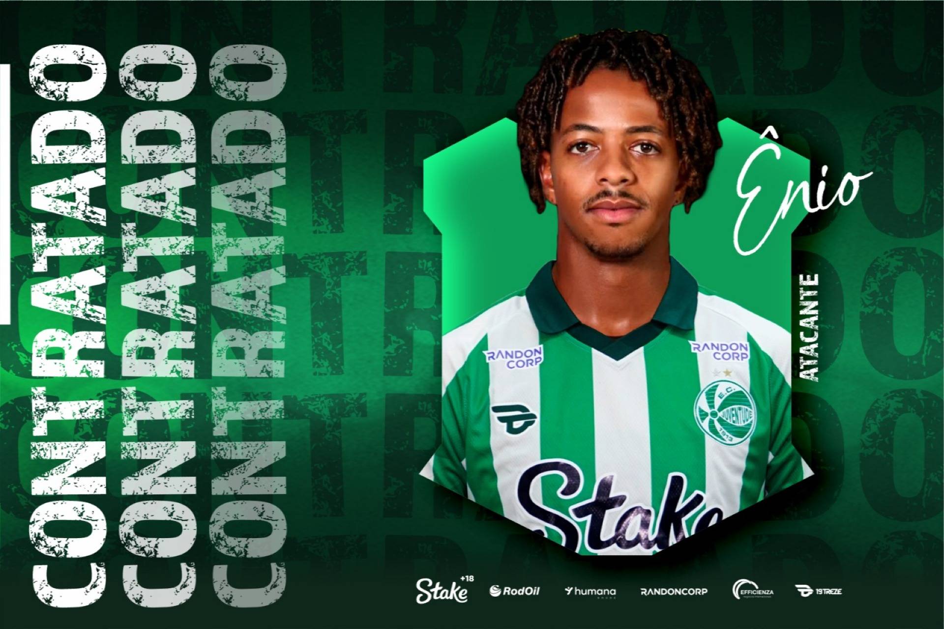 Atacante Ênio é o novo reforço do Juventude