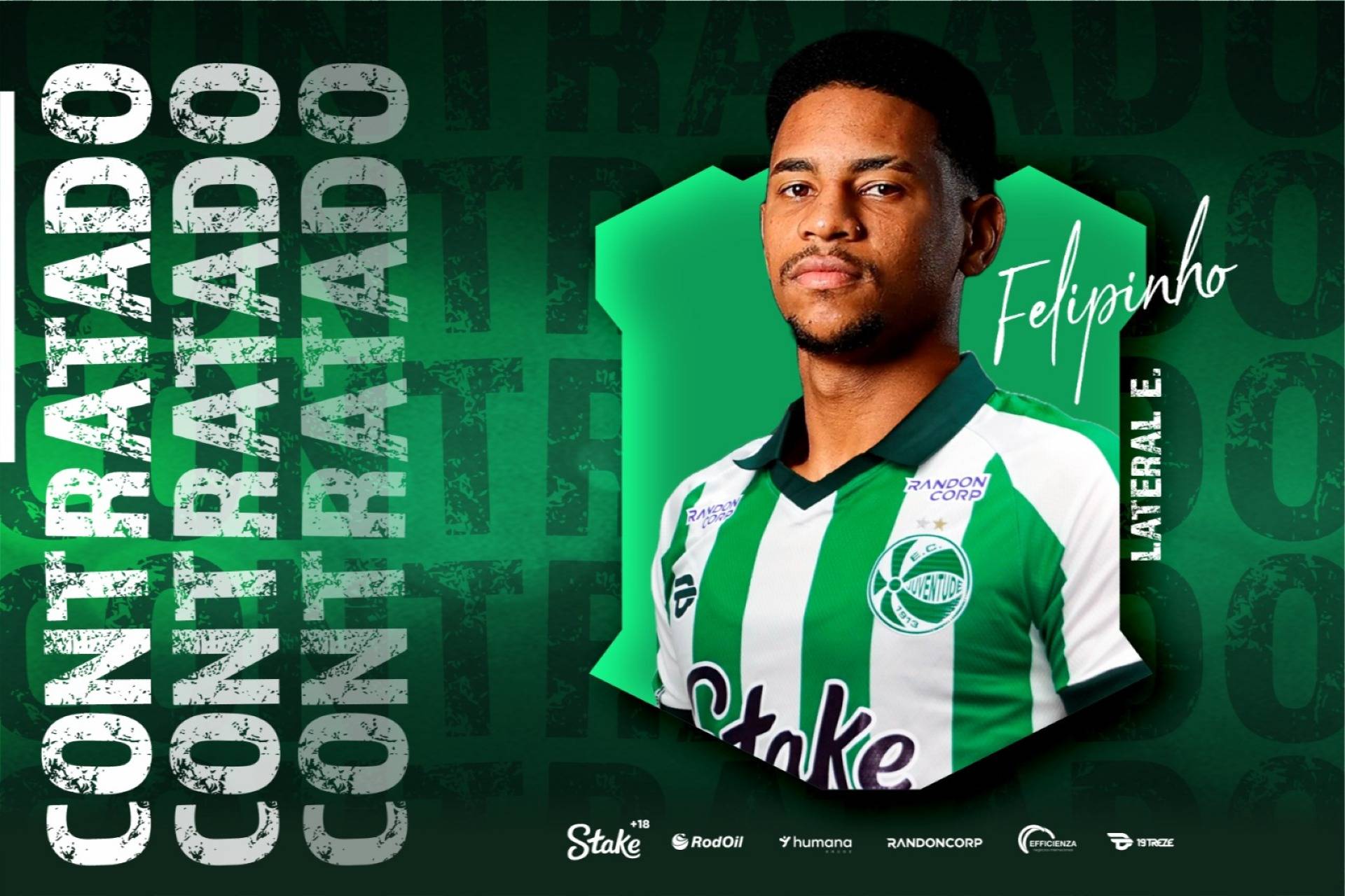 Juventude acerta a contratação do lateral esquerdo Felipinho