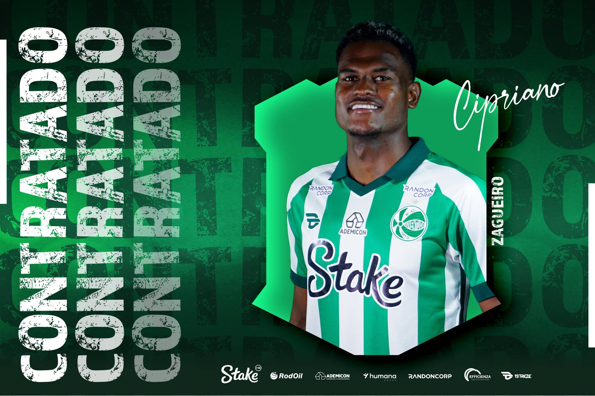 Juventude confirma a contratação do zagueiro Cipriano