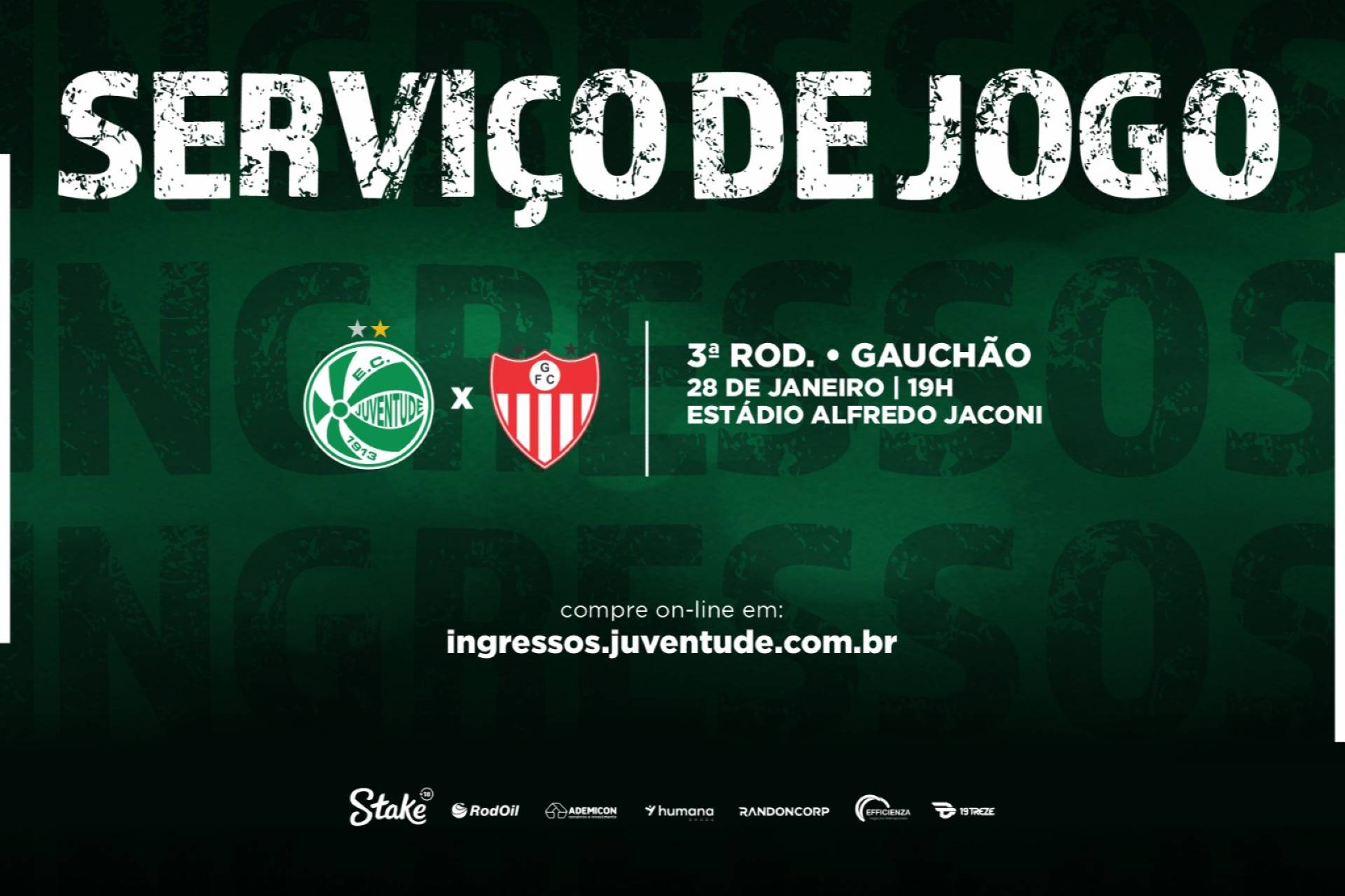 Serviço de Jogo: Juventude x Guarany