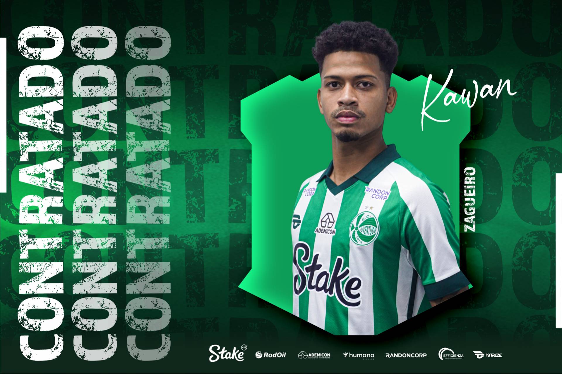 Juventude anuncia contratação do zagueiro Kawan