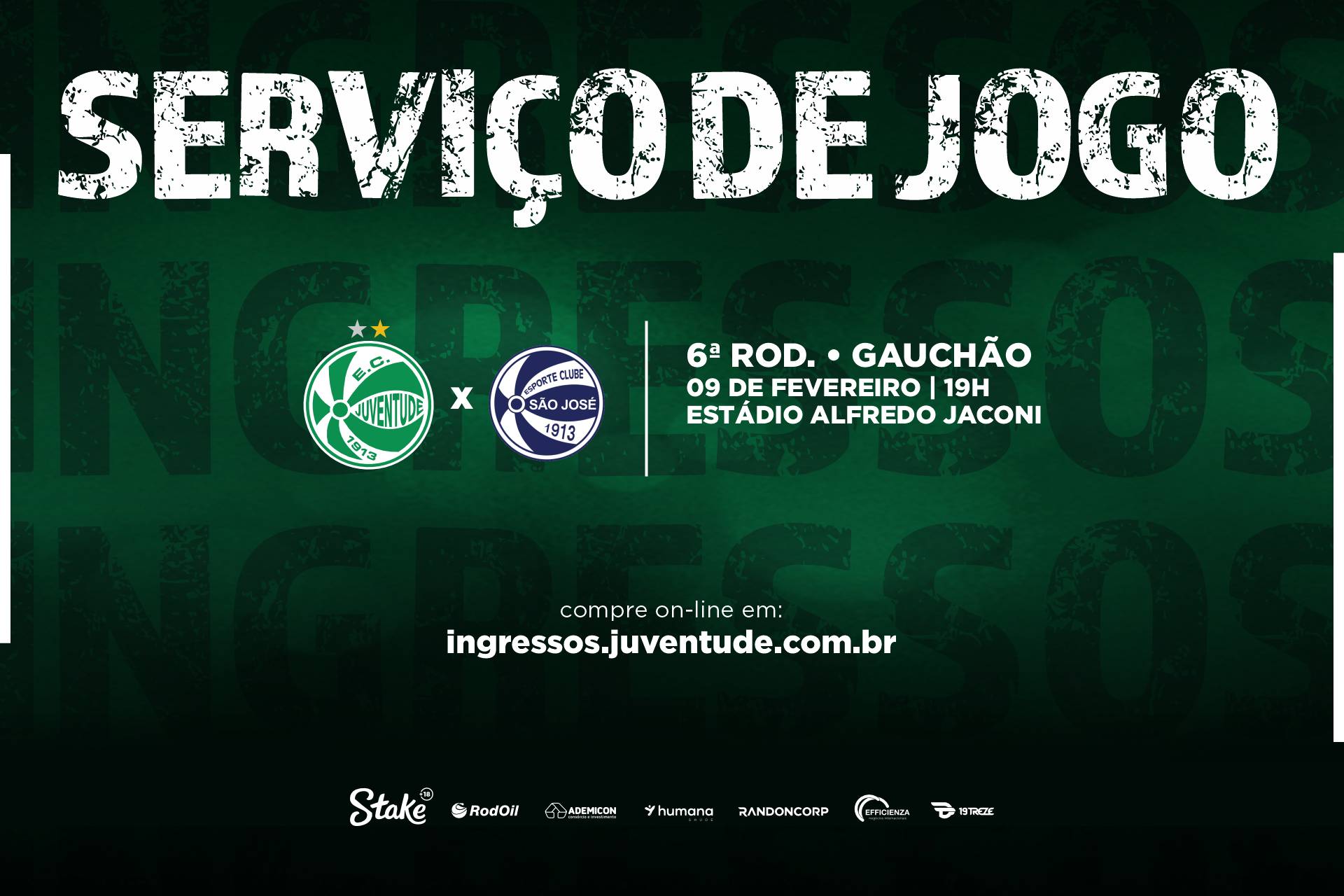 Serviço de Jogo: Juventude x São José
