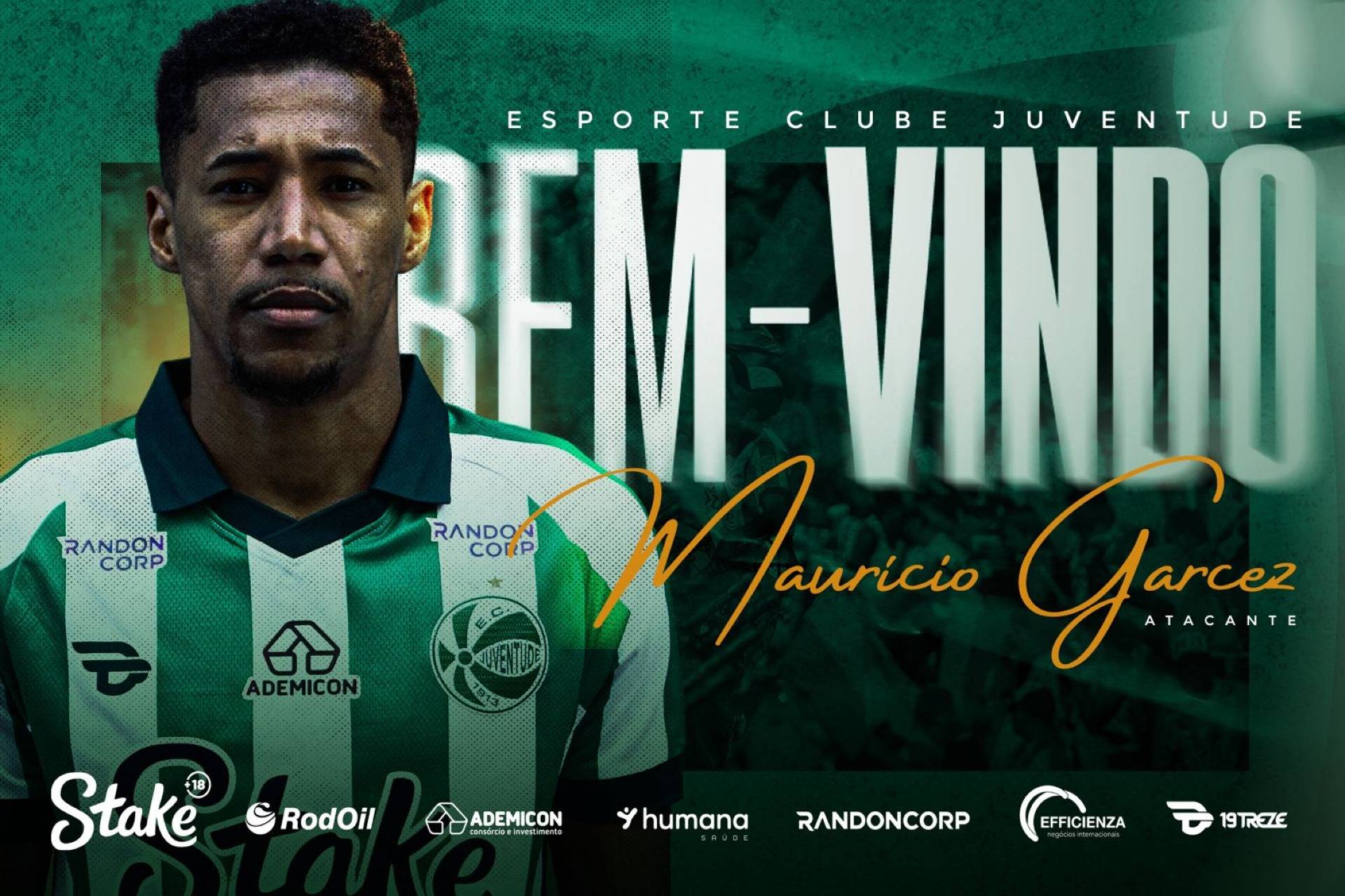 Atacante Maurício Garcez é o primeiro reforço do Verdão para a Série A