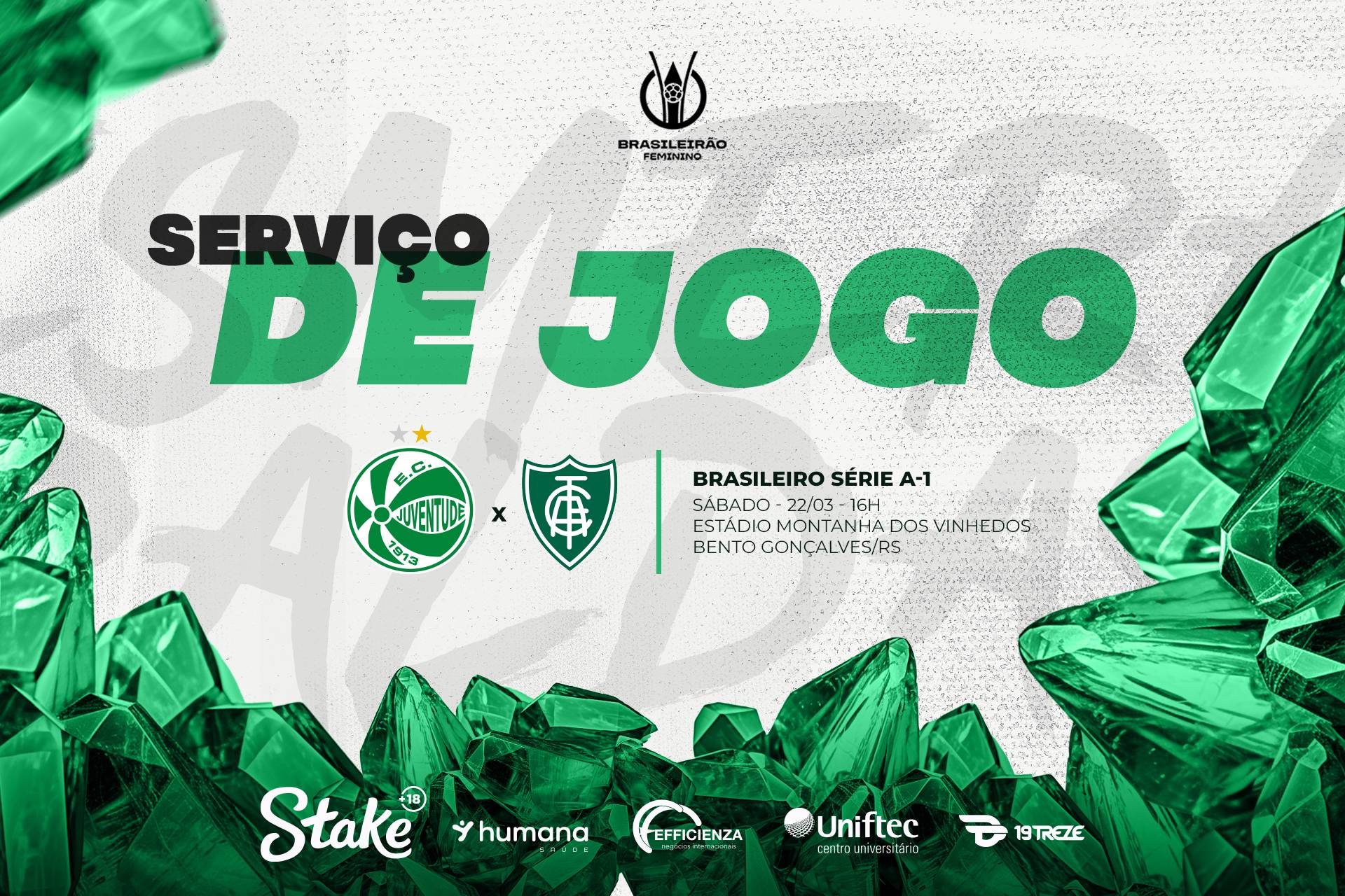 Brasileiro Feminino A-1: Juventude x América-MG