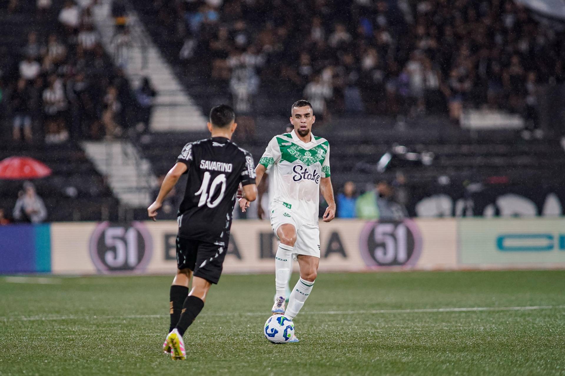 No Nilton Santos, Ju perde para o Botafogo