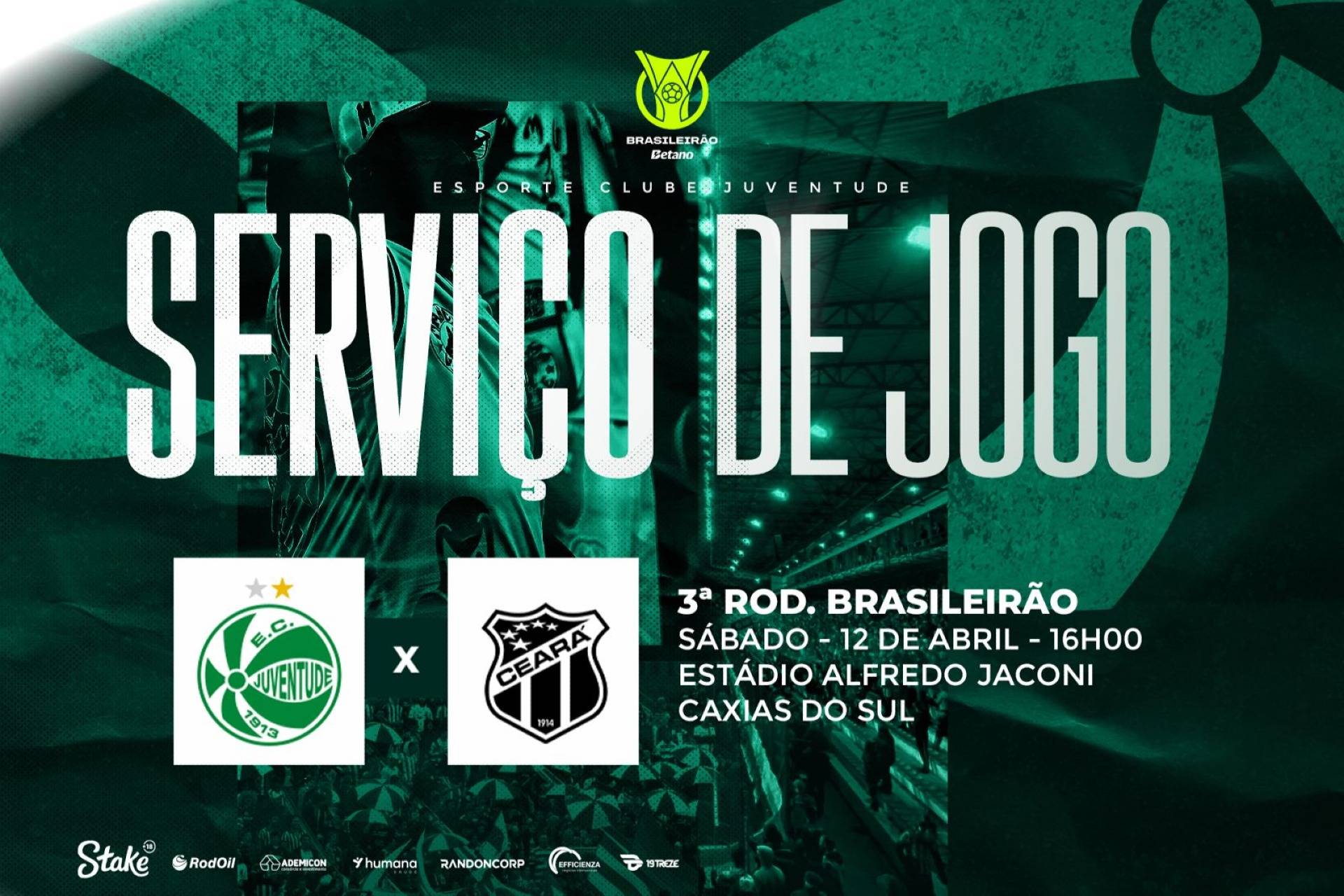 Serviço de Jogo: Juventude x Ceará