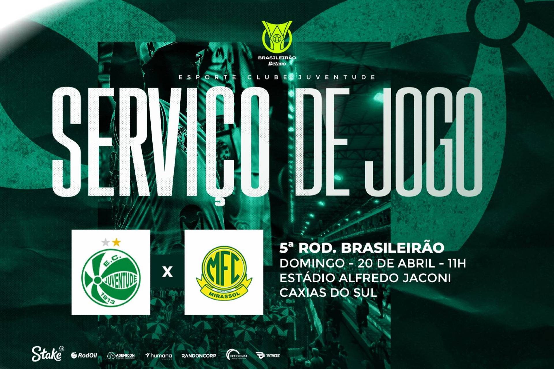 Serviço de Jogo: Juventude x Mirassol