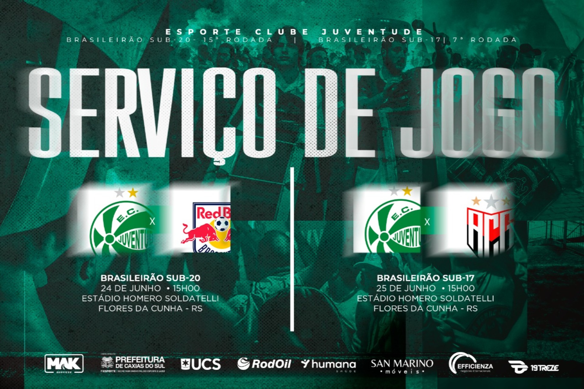 Base do Verdão em campo pelo Campeonato Brasileiro