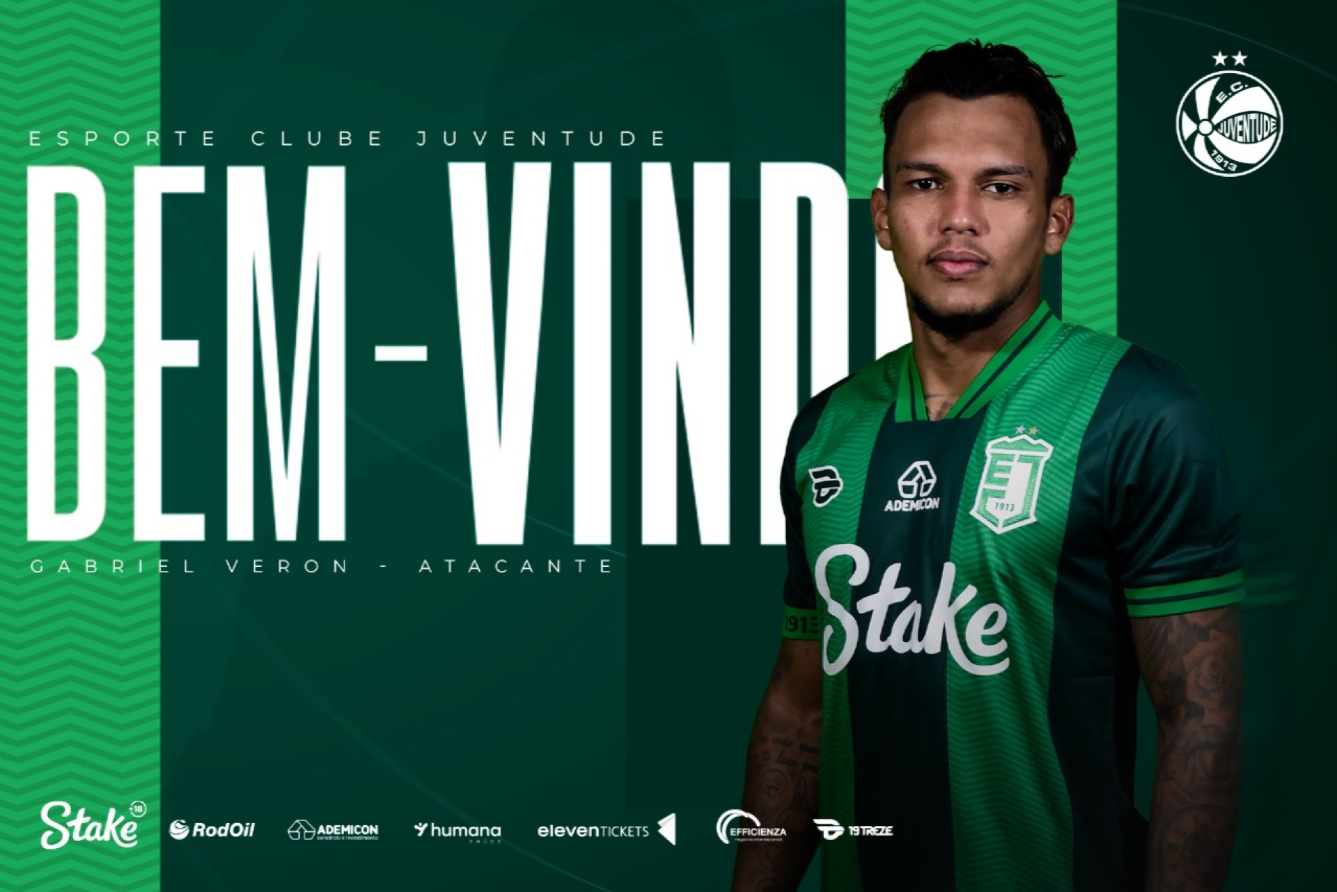 Reforço na área! Gabriel Veron é do Verdão