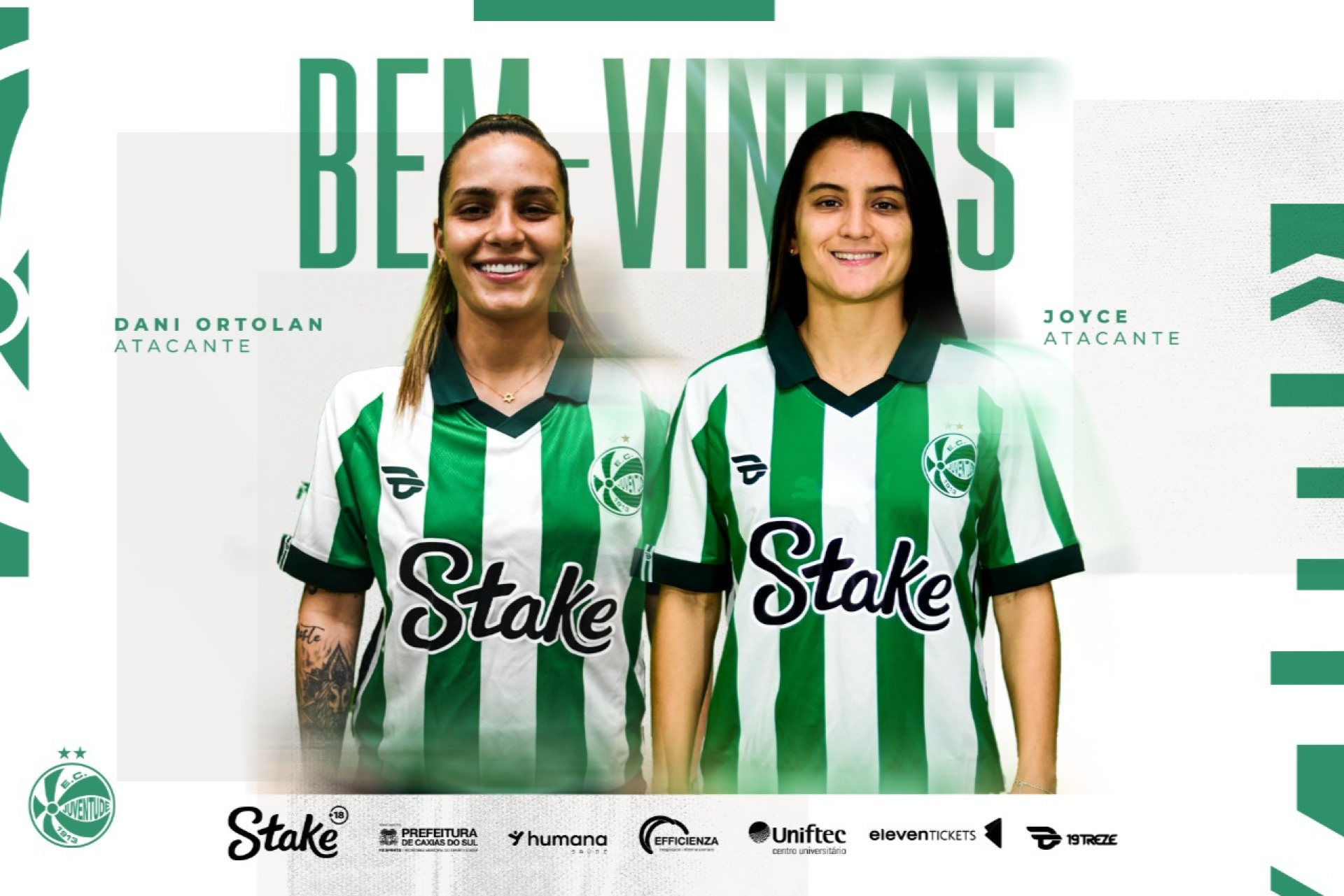 Juventude confirma mais duas contratações para a equipe feminina