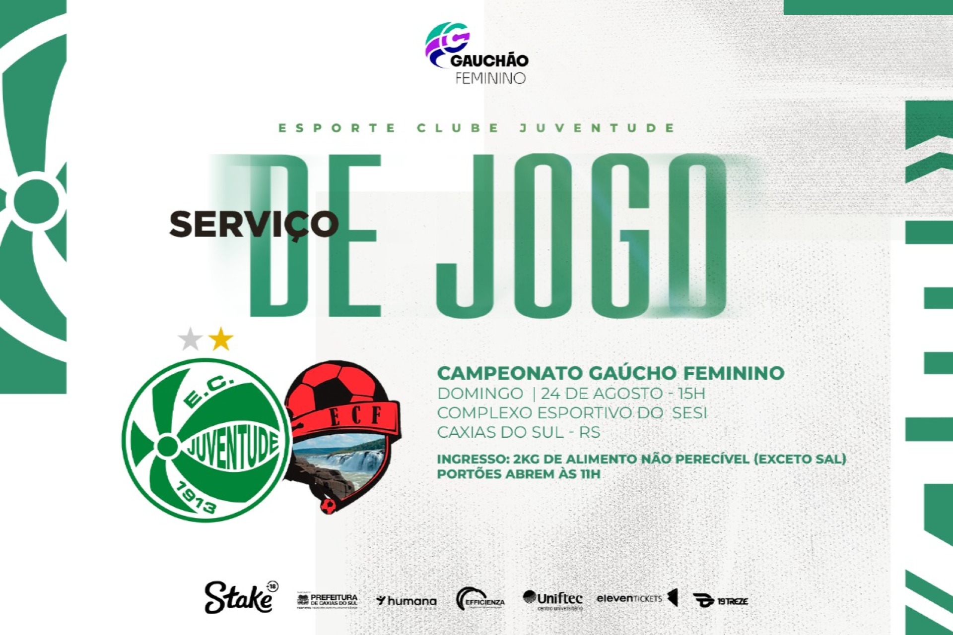 Campeonato Gaúcho: Juventude x Flamengo-RS