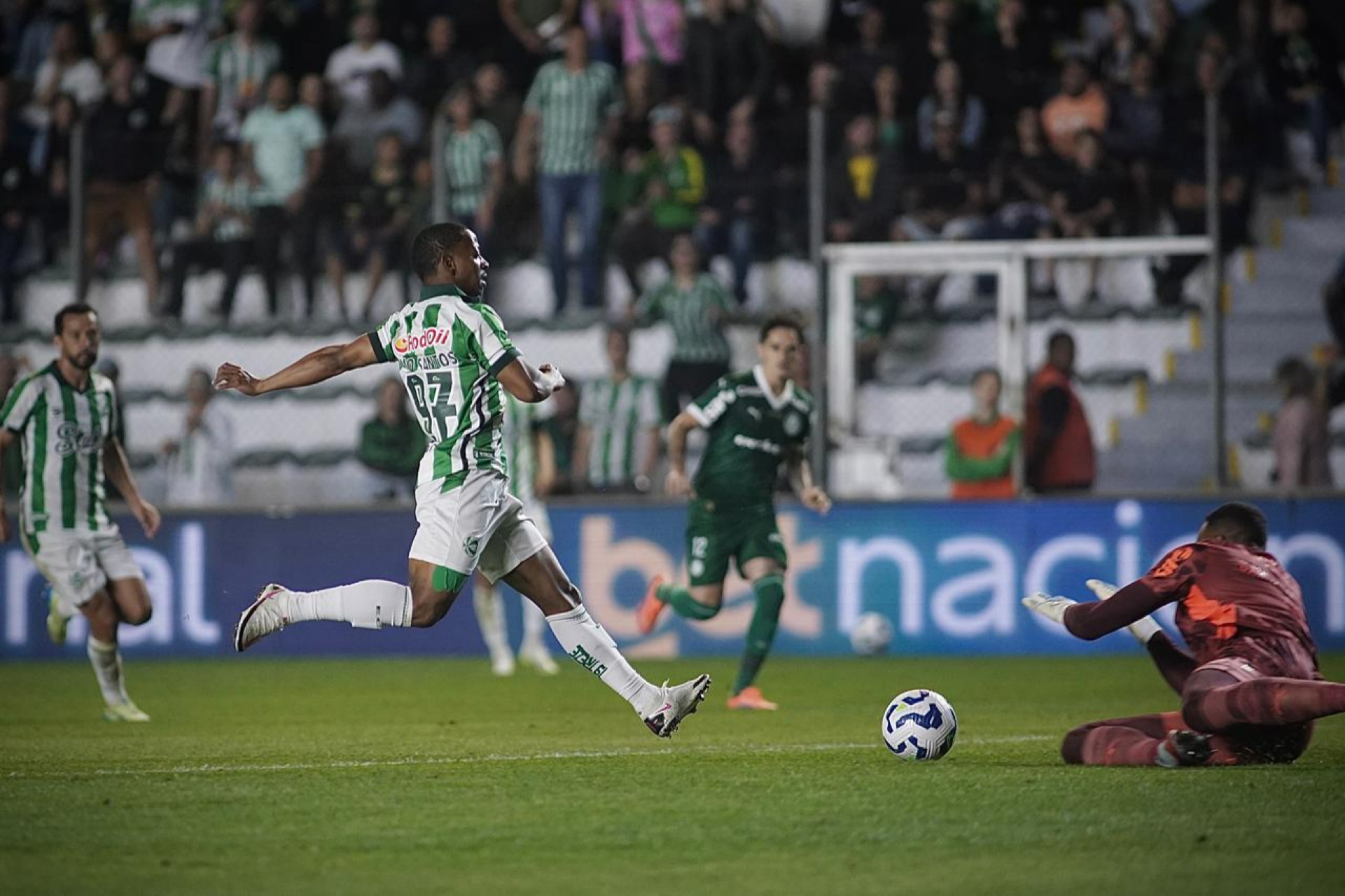 No Alfredo Jaconi, Juventude é superado pelo Palmeiras 