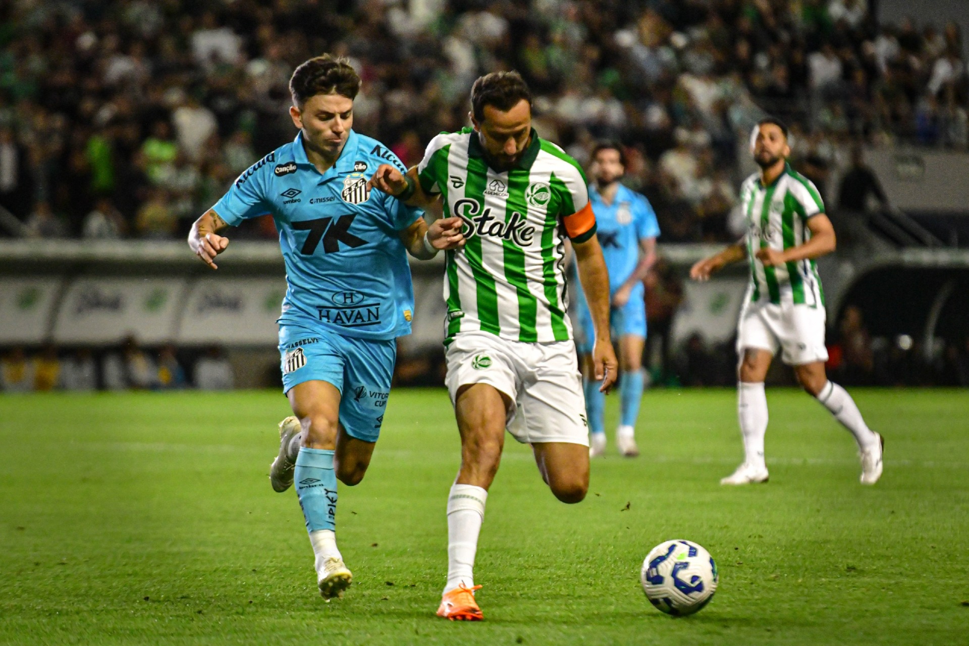 Na despedida do ano no Jaconi, Juventude é superado pelo Santos