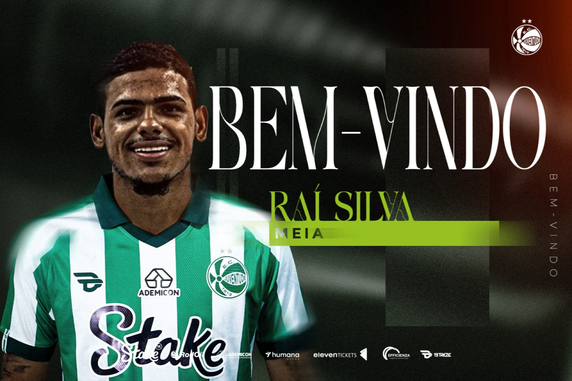 Meia Raí Silva é o novo jogador do Juventude 