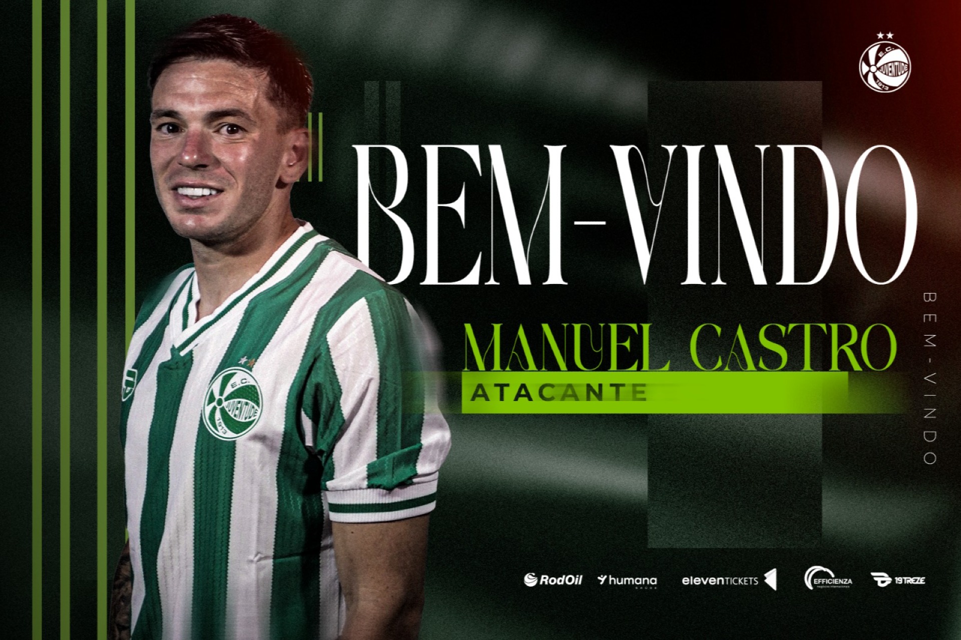 Bienvenido! Juventude contrata uruguaio Manuel Castro