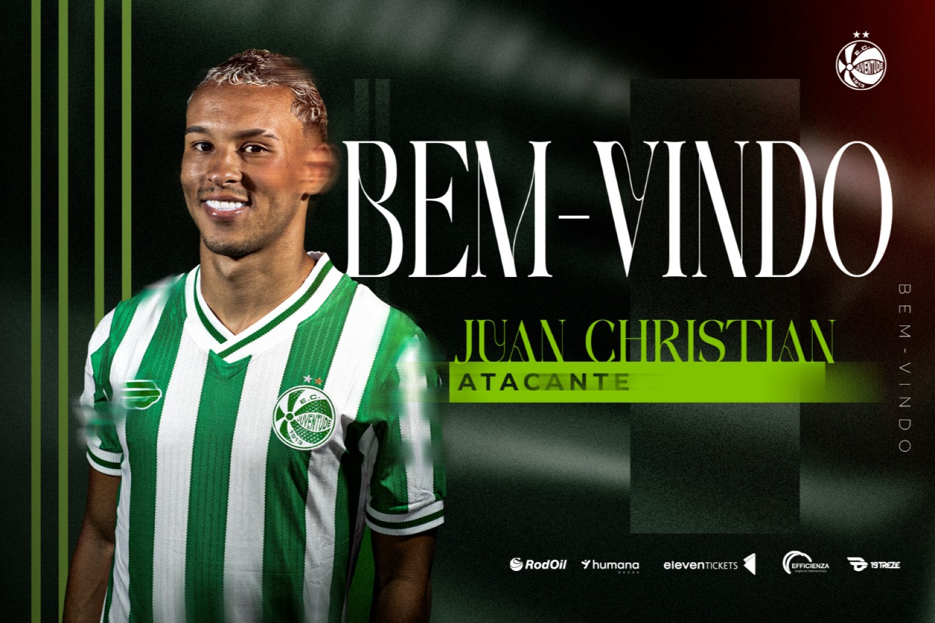 Juan Christian é do Verdão