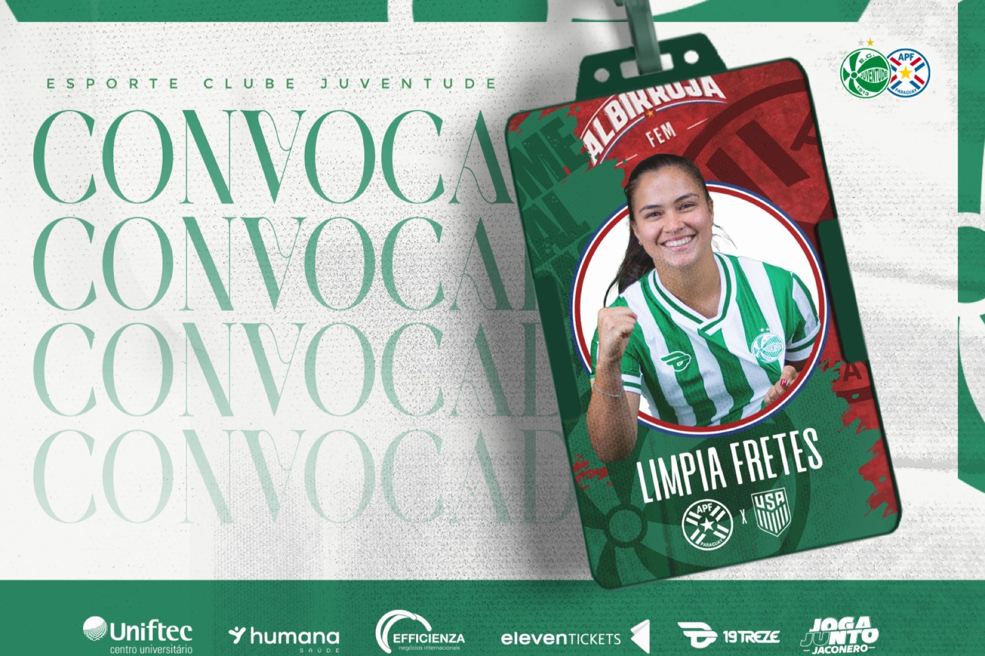 Limpia Fretes é convocada para a Seleção Paraguaia