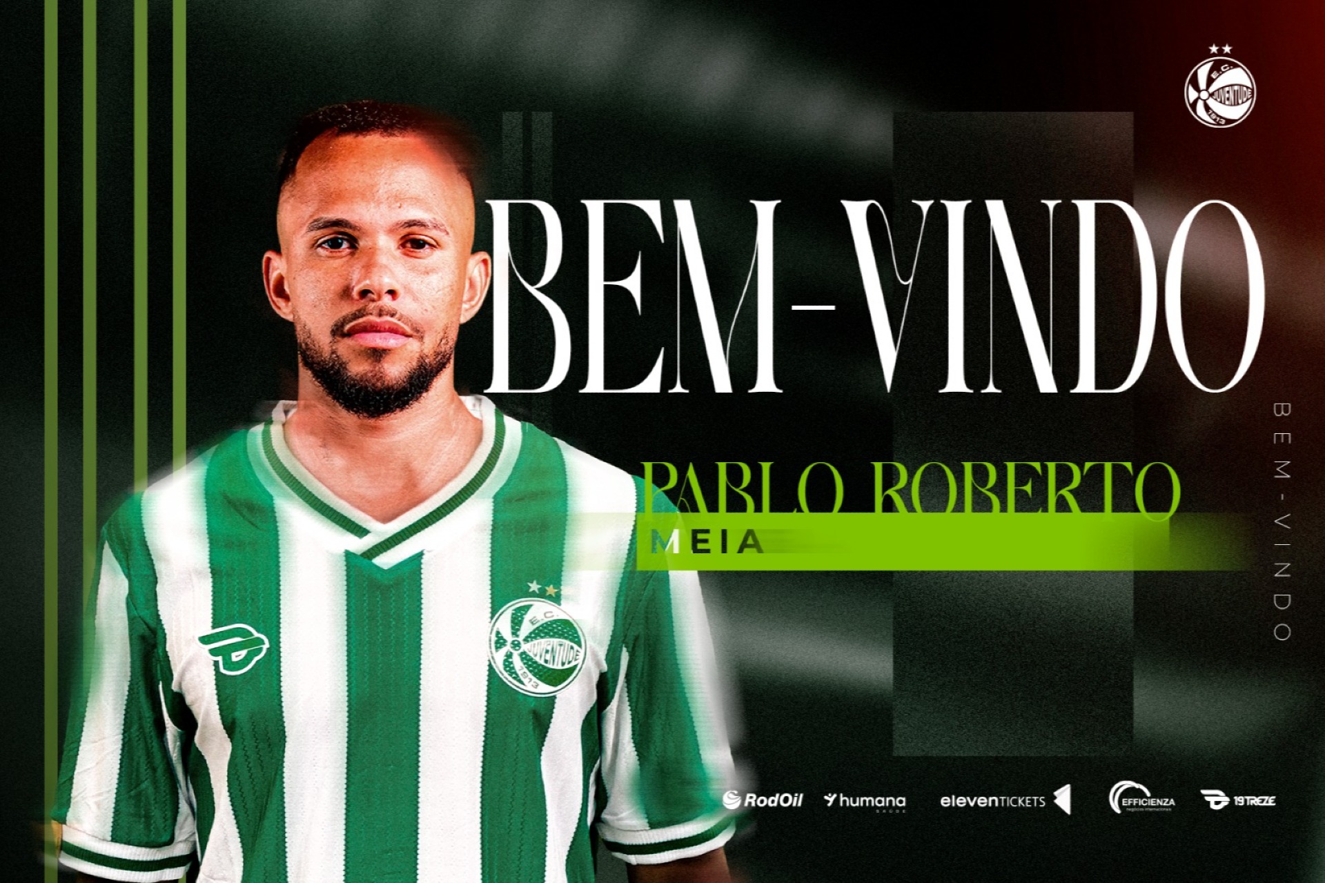 Volante Pablo Roberto é reforço do Juventude para a temporada 2026