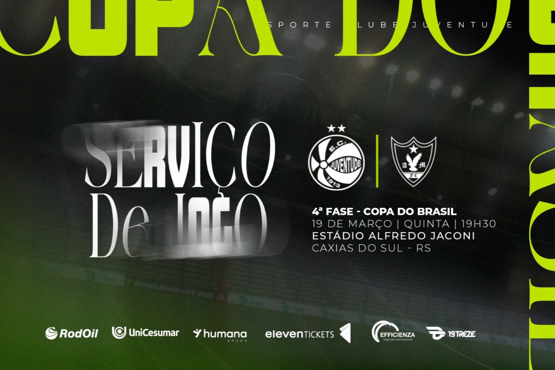 Serviço de Jogo: Juventude x Águia de Marabá 