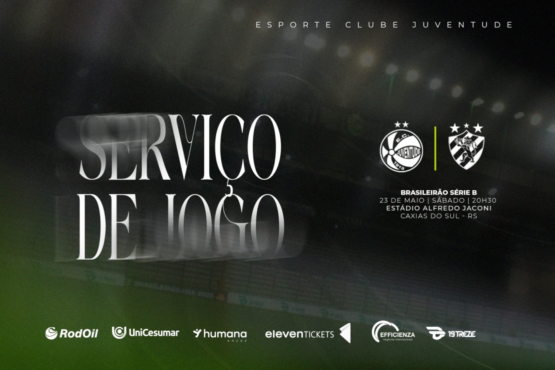 Serviço de jogo: Juventude x Sport-PE