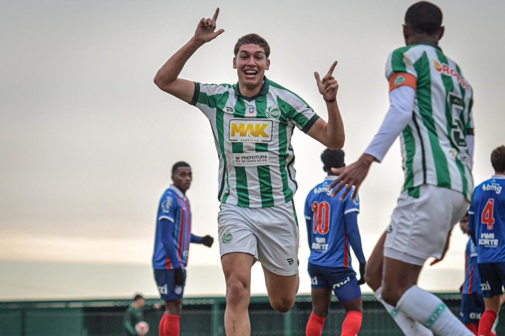Juventude vence o Bahia de virada pelo Brasileirão Sub-20