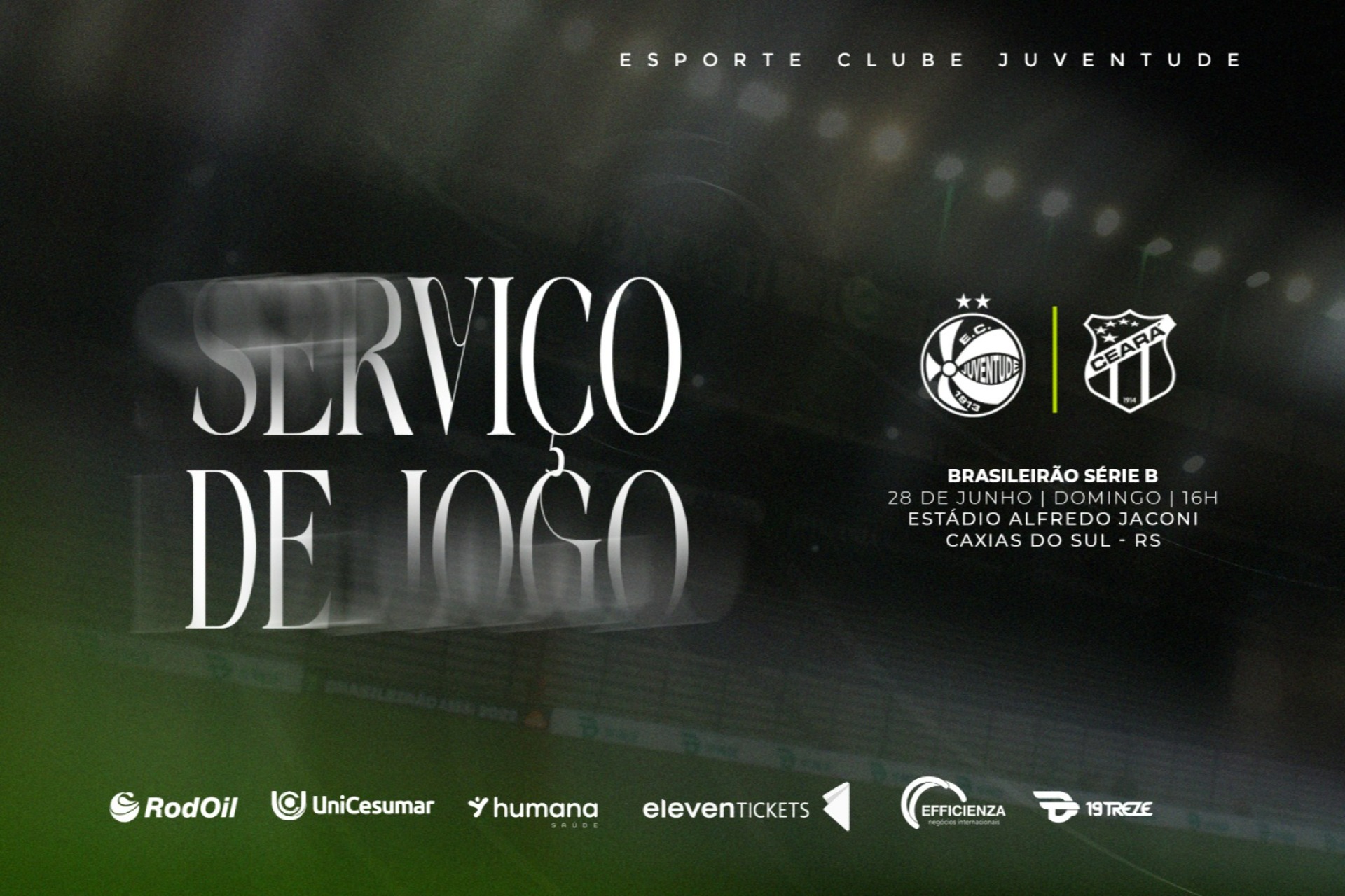 Serviço de Jogo: Juventude x Ceará