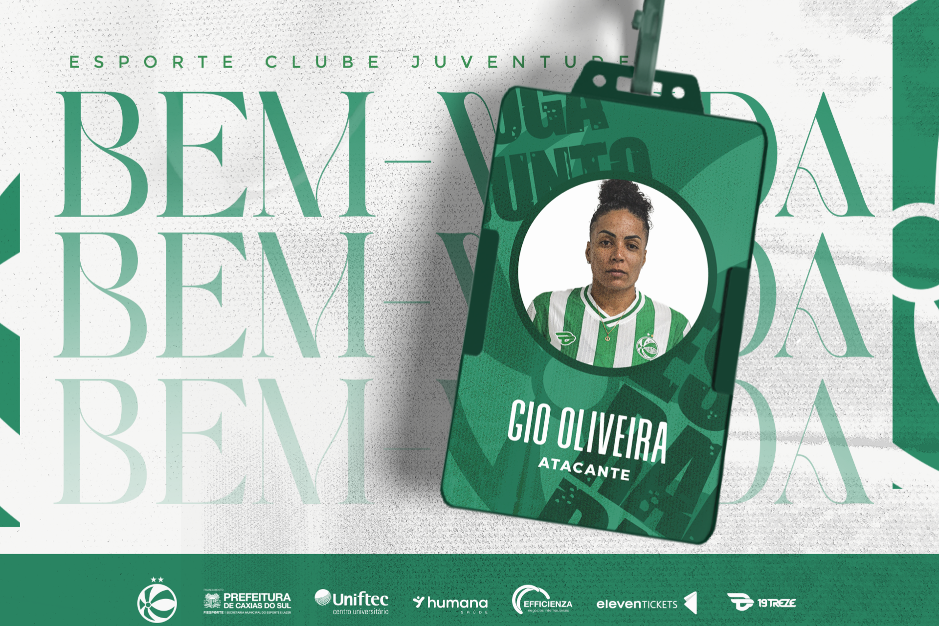 Departamento Feminino confirma a contratação de Gio Oliveira para a sequência da temporada 2026