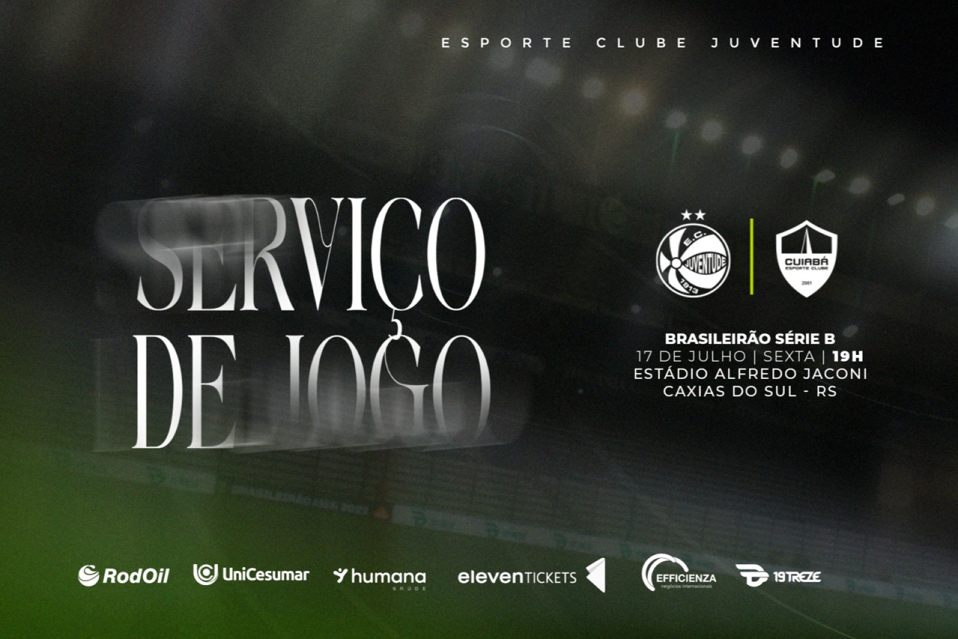 Serviço de Jogo: Juventude x Cuiabá