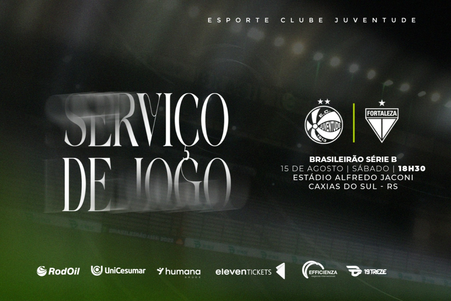 Serviço de Jogo: Juventude x Fortaleza