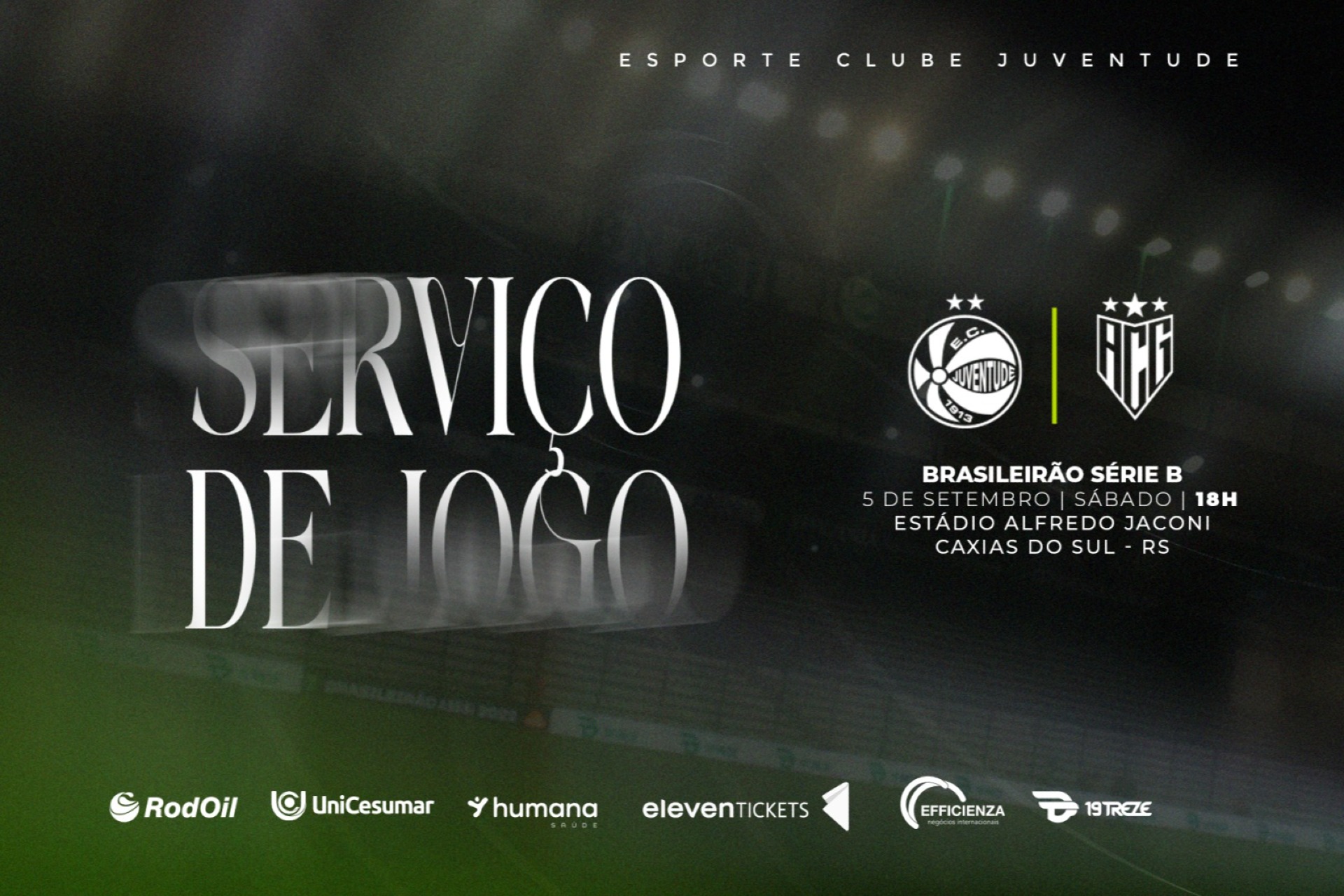 Serviço de Jogo: Juventude x Atlético (GO)