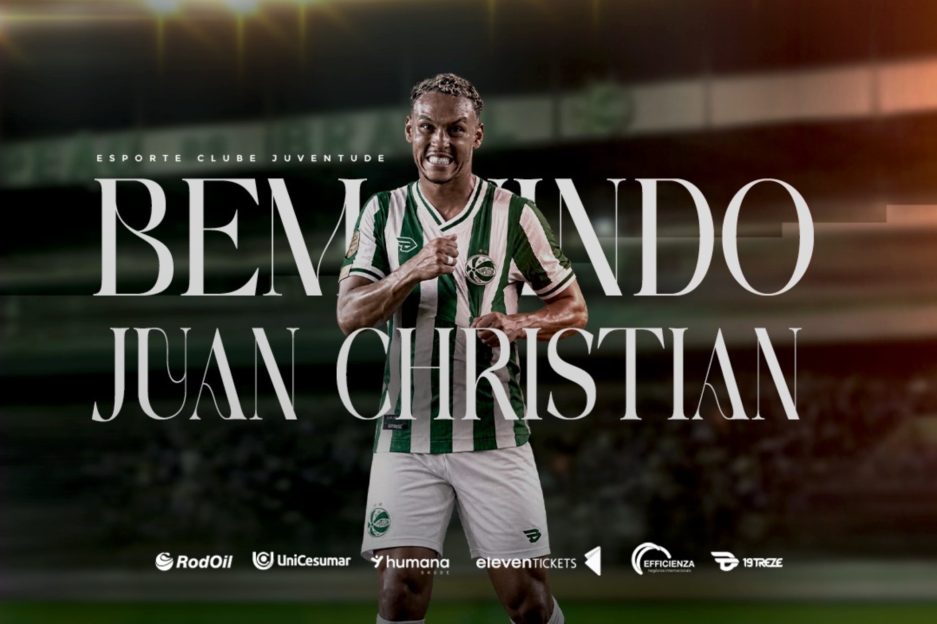 Ele está de volta! Juan Christian reforça o Juventude para a sequência da temporada