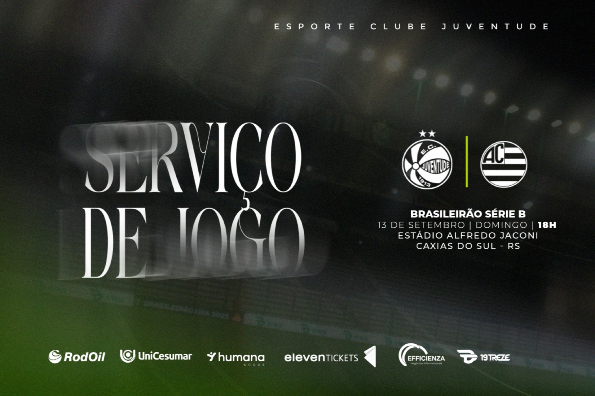Serviço de jogo: Juventude x Athletic