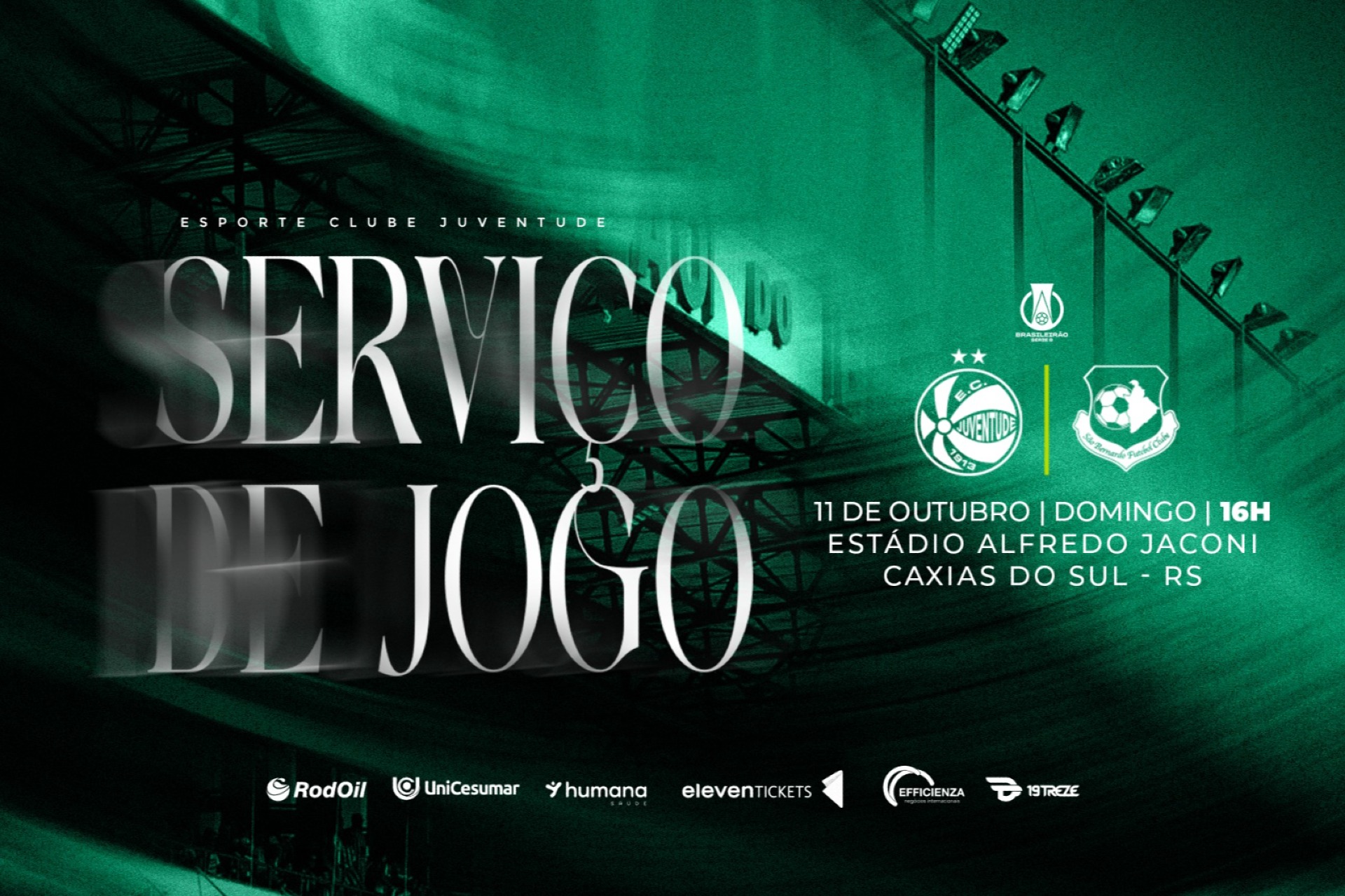 Serviço de Jogo: Juventude x São Bernardo