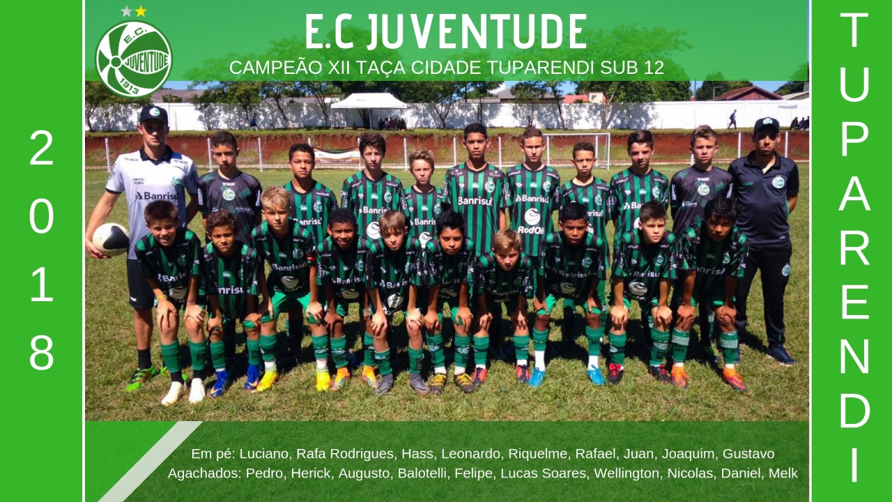 Juventude sub-12 é campeão da Taça Cidade de Tuparendi
