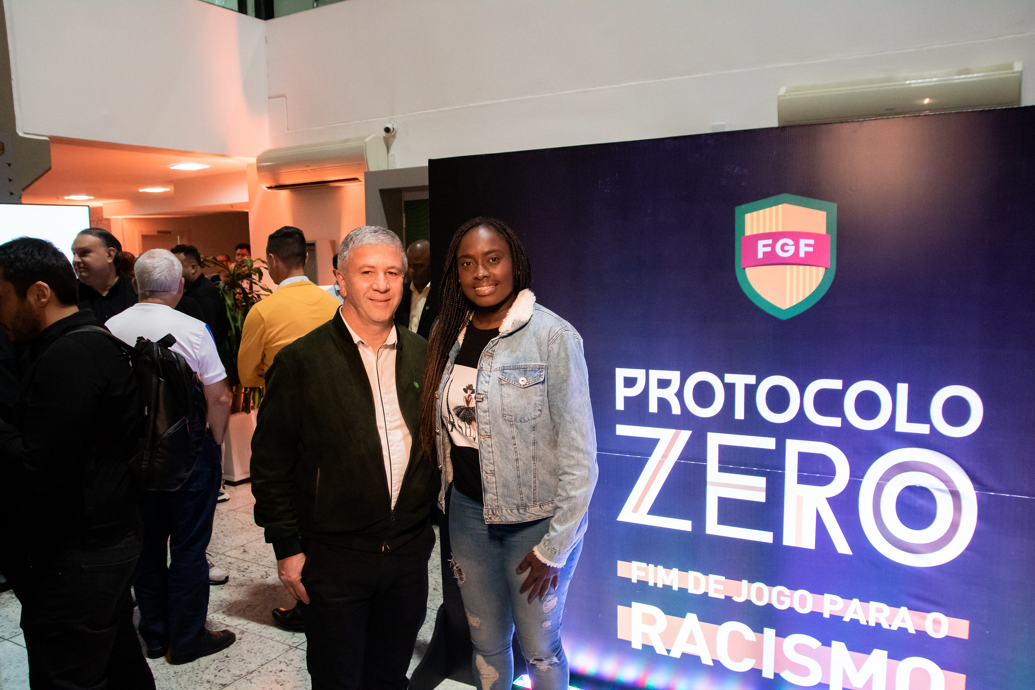 Juventude participa do lançamento do projeto Protocolo Zero: Fim de jogo para o Racismo, da FGF