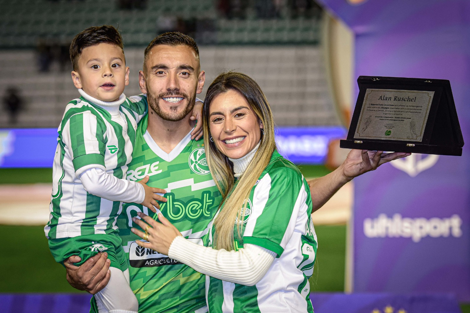 Alan Ruschel completa 100 jogos com a camisa do Juventude