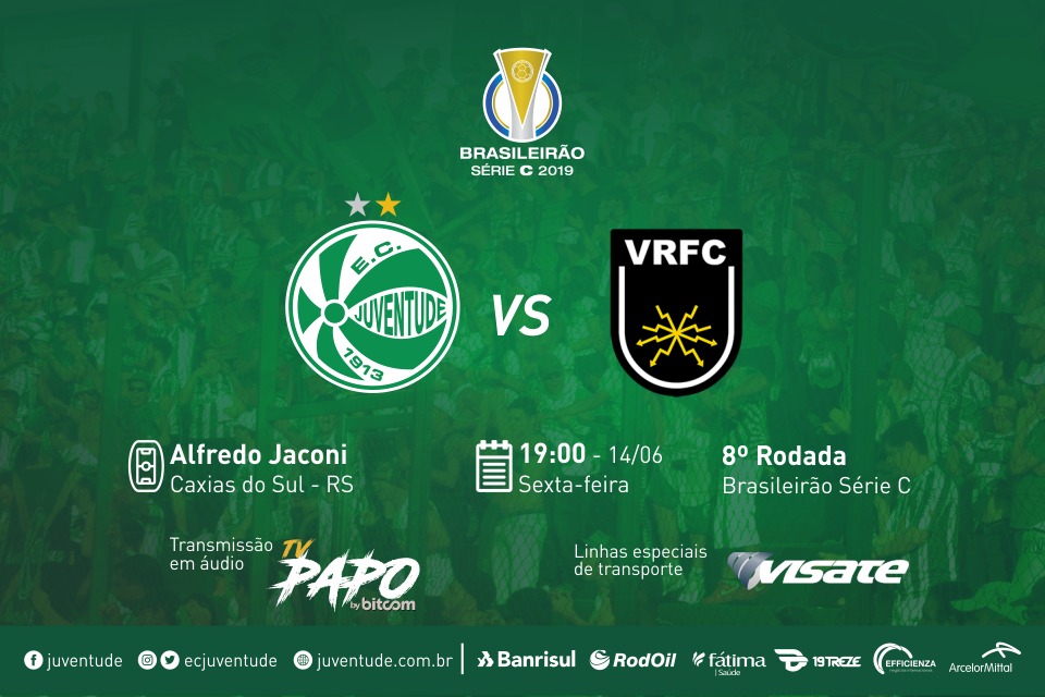 Juventude x Volta Redonda: serviço de jogo