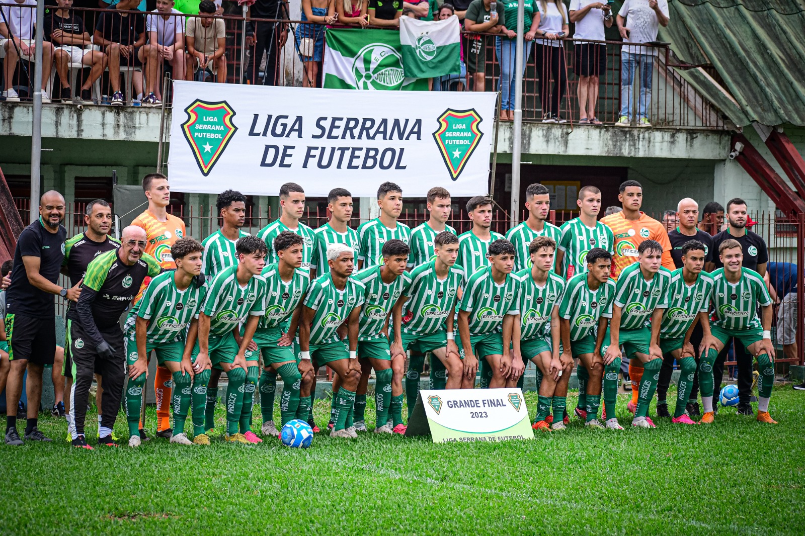 Invicto, sub-17 do Ju fica com o vice-campeonato da Liga Serrana