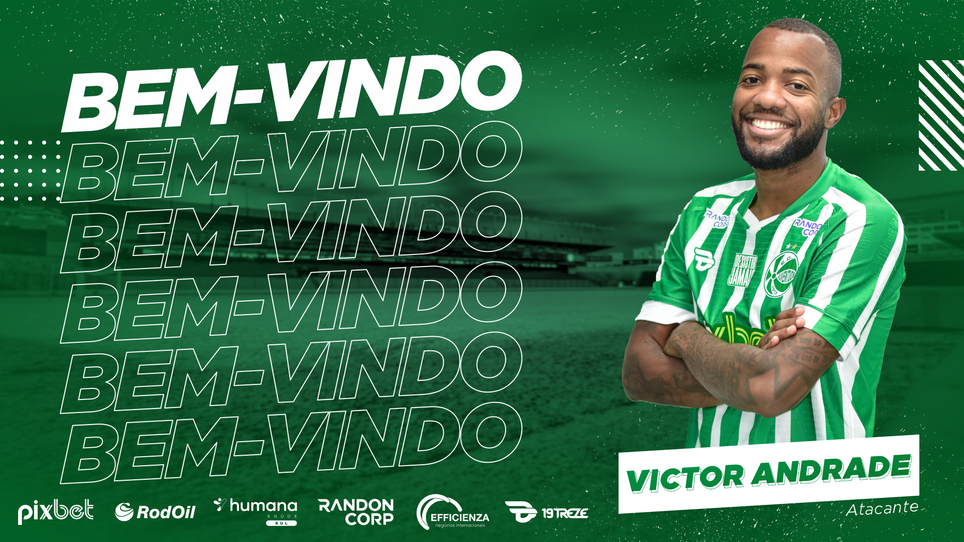 Juventude anuncia atacante Victor Andrade