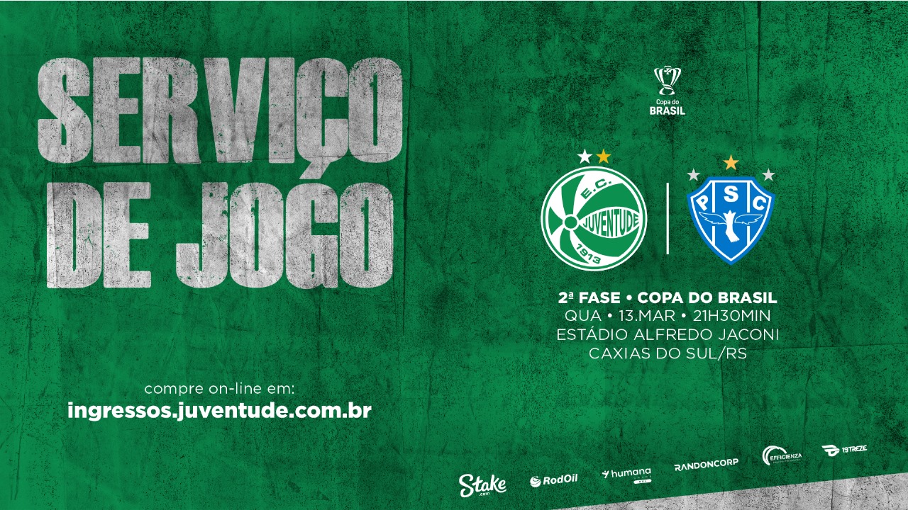 Serviço de jogo: Juventude x Paysandu
