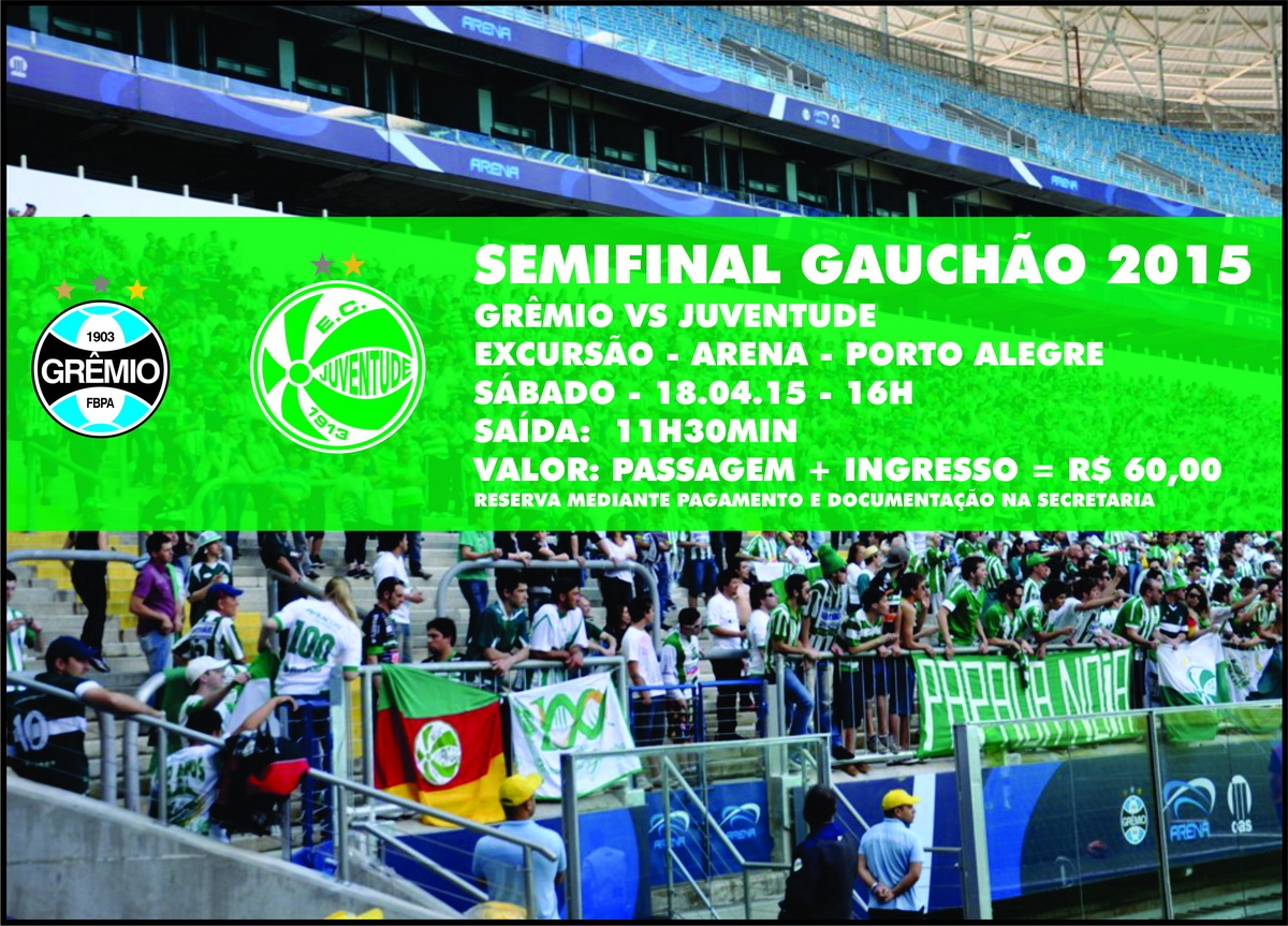 PARTICIPE DA EXCURSÃO PARA PORTO ALEGRE