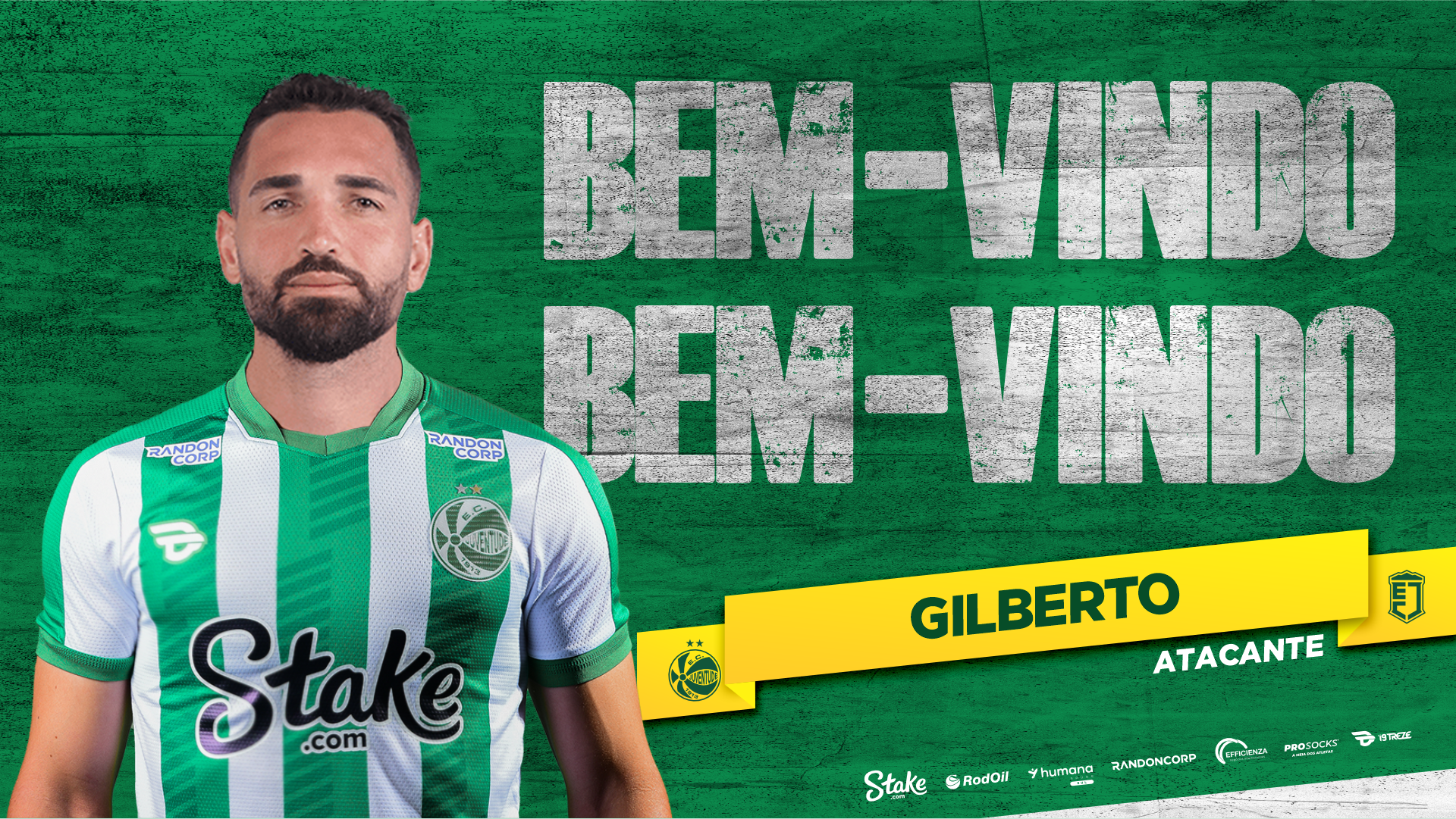 Atacante Gilberto é do Verdão