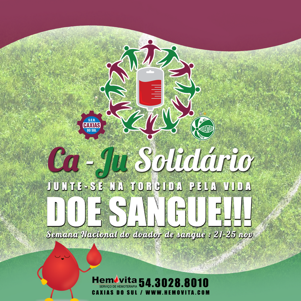 ATENÇÃO JACONERO: CAMPANHA DO DOADOR DE SANGUE É PROLONGADA