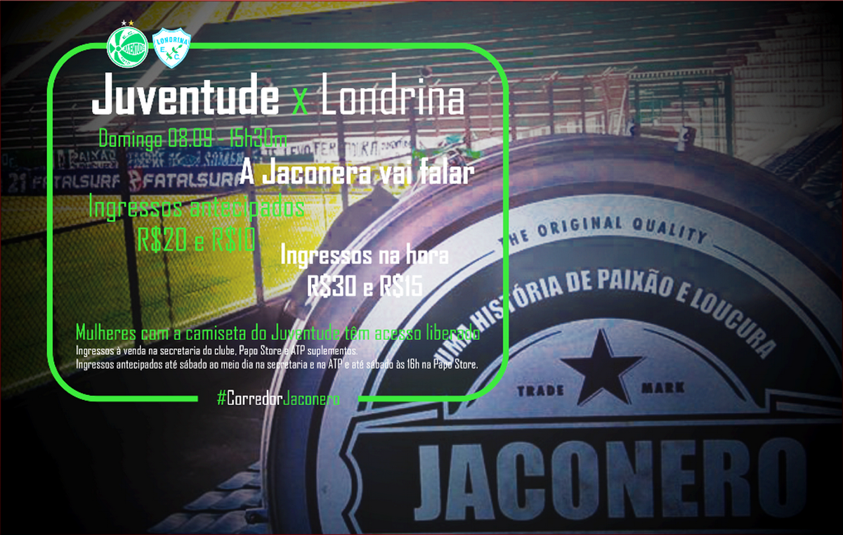 Juventude x Londrina: serviço de jogo