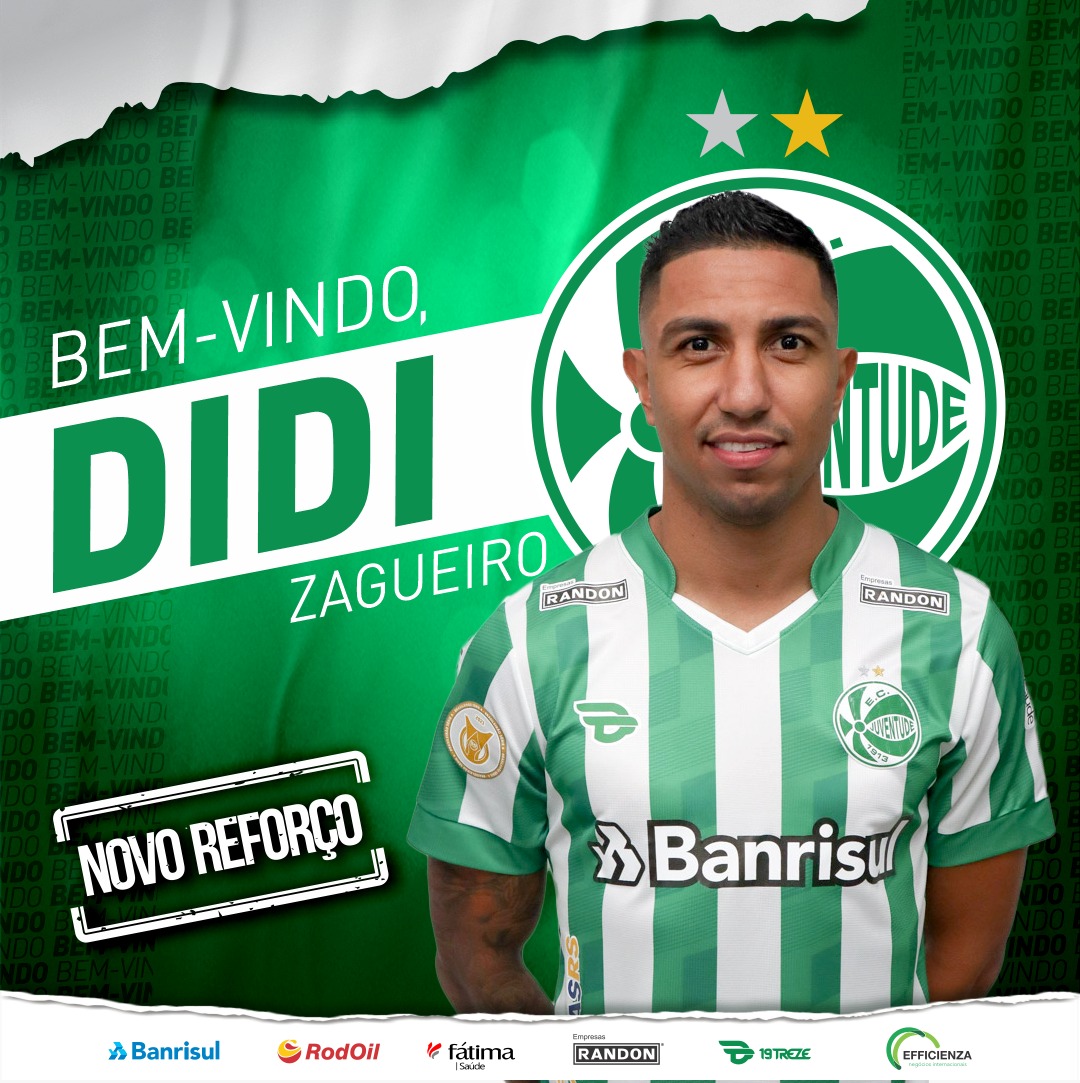 Juventude anuncia zagueiro Didi