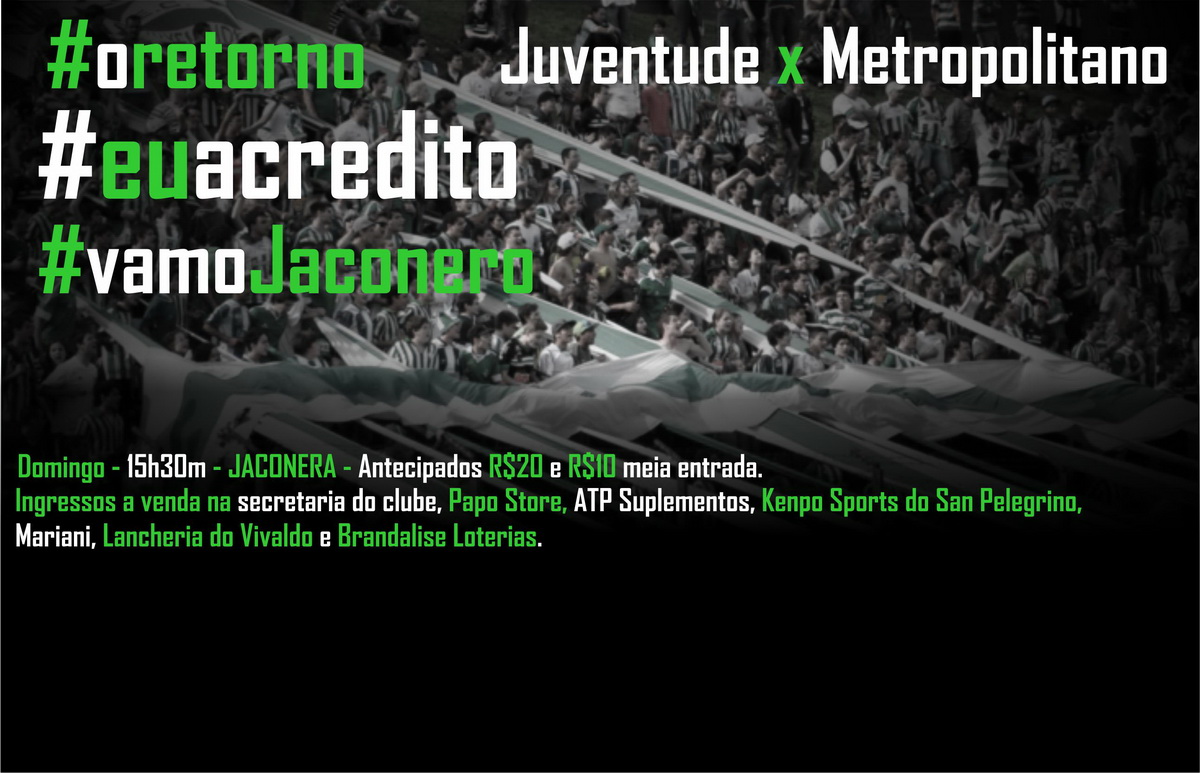 Juventude x Metropolitano: serviço de jogo